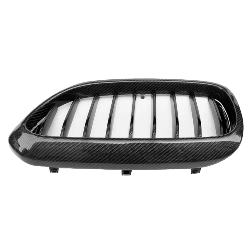 

Real Carbon Fiber Front Bumper Kidney Grill Grille for BMW 5 Series G30/G31 -2020 525I 530I 535I 540I