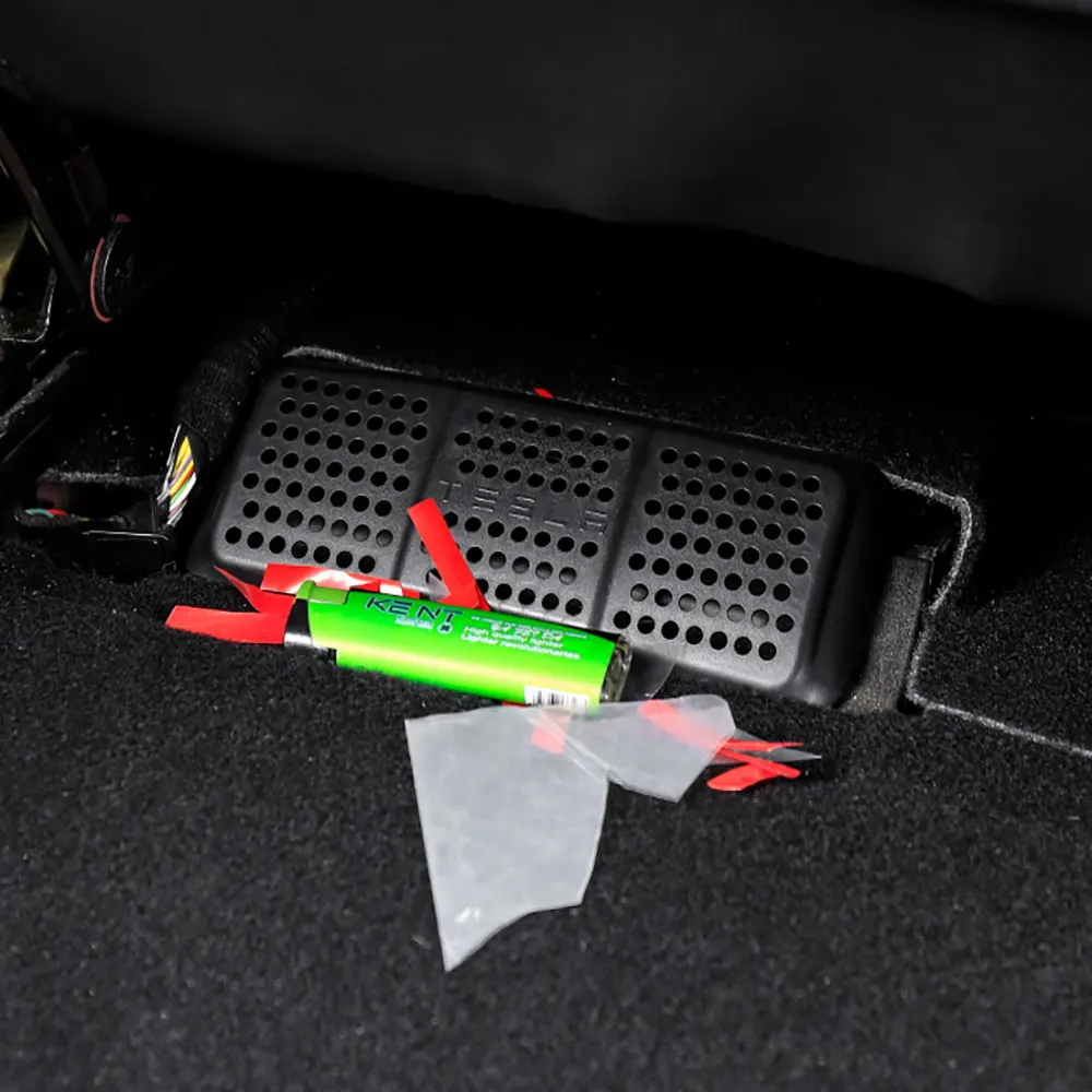 На выходе Пылезащитный покрытие из АБС пластика местом под для Tesla модель 3 2018 2020