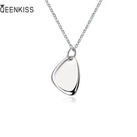 queenkiss nc651 jewelry wholesale fashion lady girl birthday wedding simplicity irregular 18kt gold white gold pendant necklace