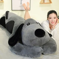 110130cm cute fat long ears dog plush toy stuffed soft animal cartoon pillow lovely gift for kids baby children good quality