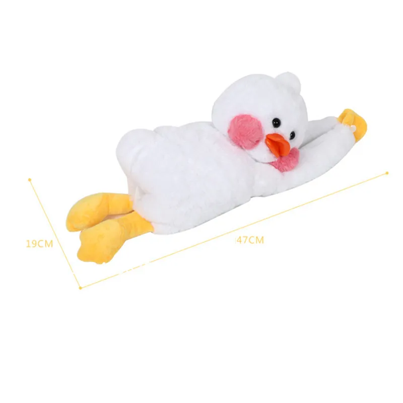 

1pcs Lovely Duck Seatback Mounted Pumping Box Cartoon Car Tissue Box Tissue for Multi-function Children's Car
