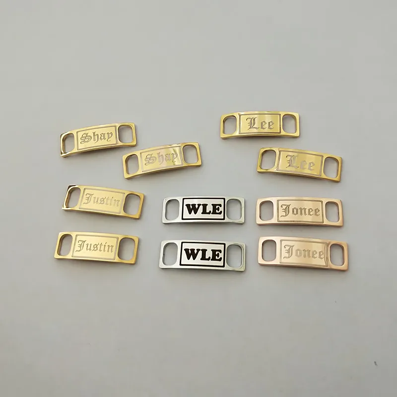Бирка для обуви с гравировкой имени персонализированные ювелирные изделия