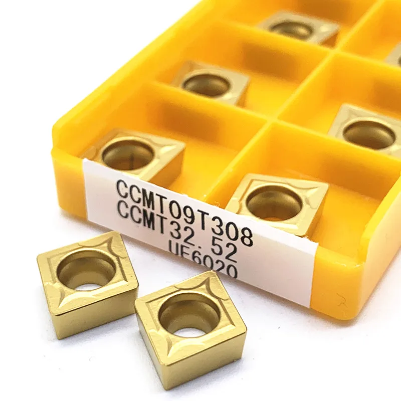 

10PCS CCMT09T304 VP15TF/UE6020/ US735 Internal Turning Tools Carbide inserts Cutting Tool CNC Tools Lathe tools Lathe cutter