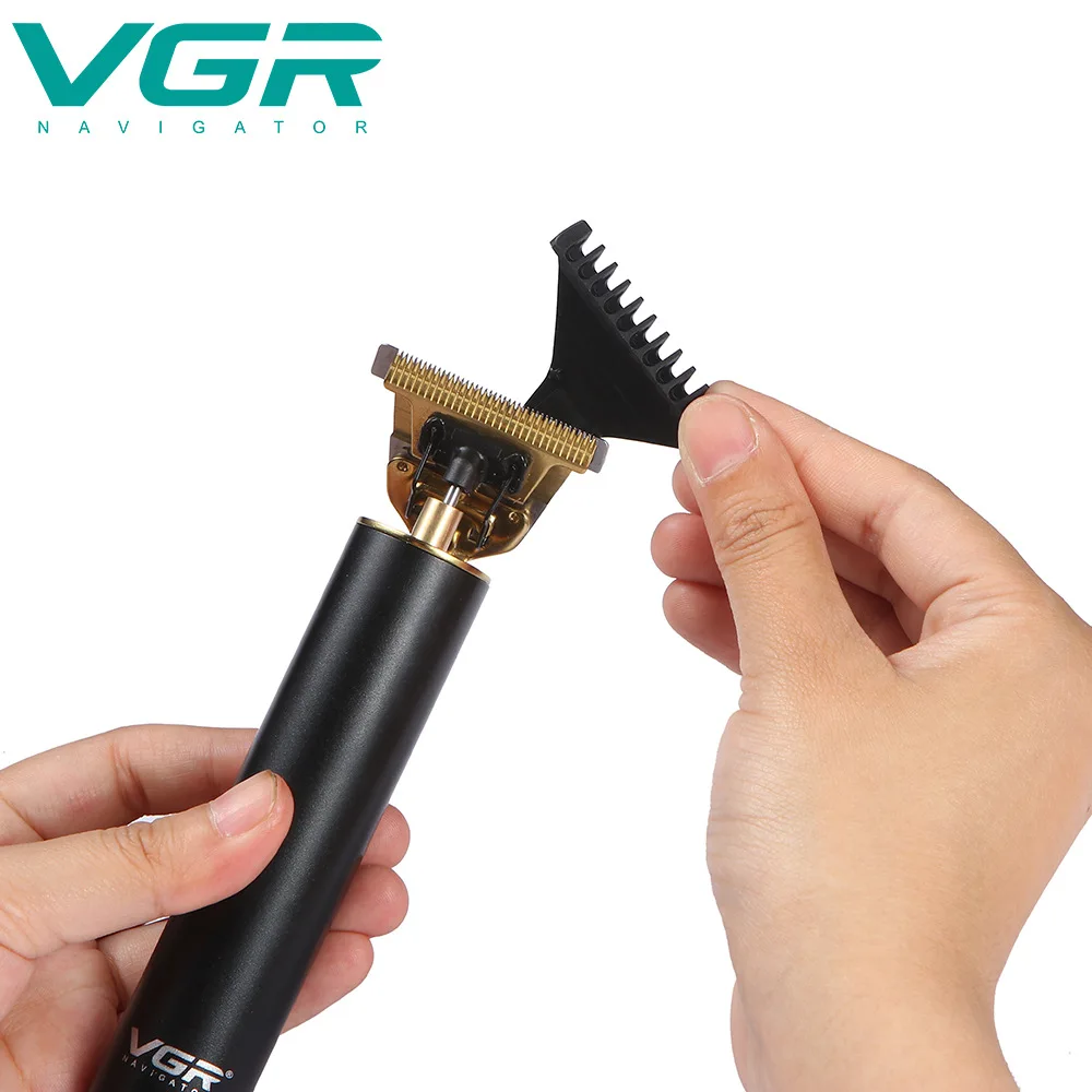 VGR Professional Hair Clipper Barber Trimmer for Men Cordless Edge Electric Cutting Machine Haircut Li-ion Battery | Бытовая техника