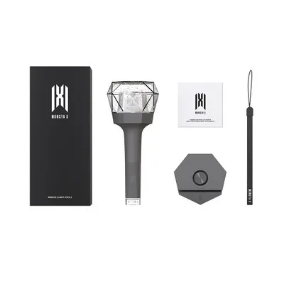 

In stock LED KPOP MONSTA X Light Stick Ver.2 Official 2018 New Stick Lamp Concert Light-up Lamp Gift Collection Hiphop Lights