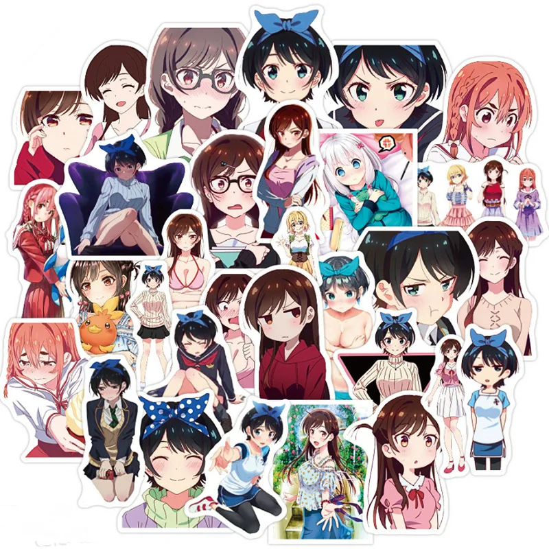 Наклейки для ноутбука скейтборда Переводные картинки игрушек 50 шт. | Игрушки и