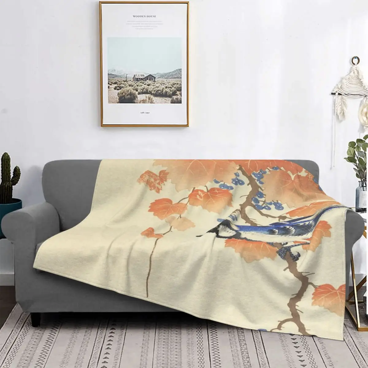 

Manta Vintage japonesa с принтом ткани, colcha a cuadros para cama, colcha con capucha de 90, toalla de playa de lujo