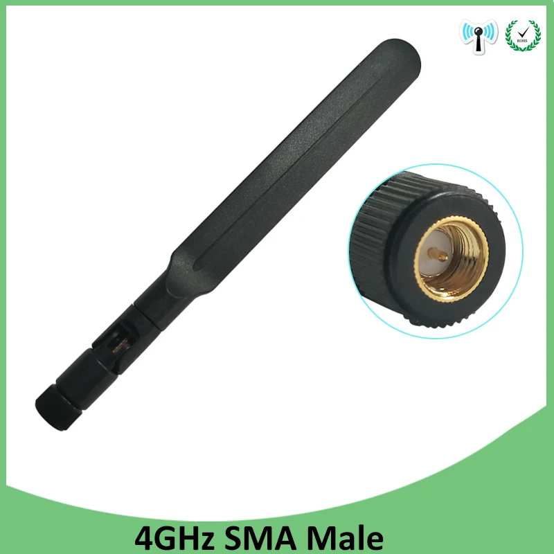 

Grandwisdom 1/2p 3G 4G lte antenna 5dbi SMA Male Connector Plug antenne router external repeater wireless modem antene high gain