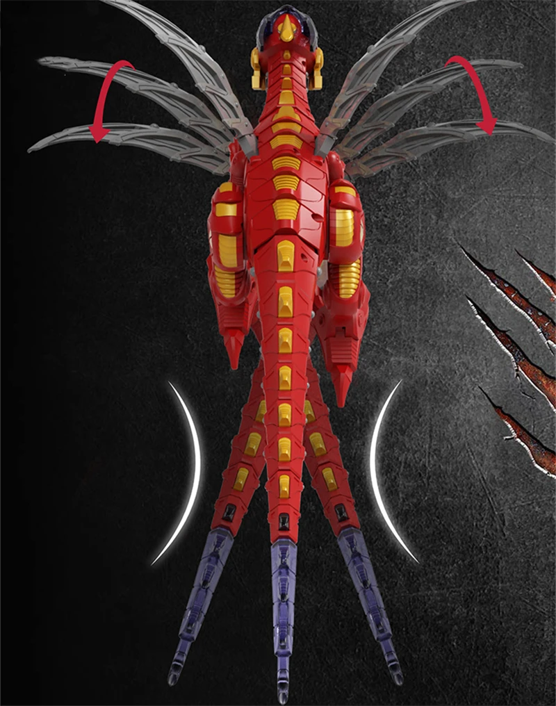Электрический ходящий Динозавр Дракон механический робот освещение крылья
