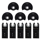 Набор лезвий для пилы, комплект из 10 осциллирующих полотен для резки дерева