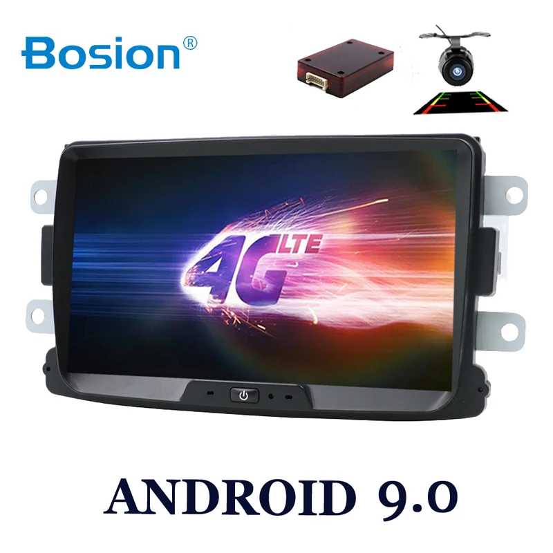 " DSP ips, 4 ГБ, 64 ГБ, Android 9,0 автомобиля gps для Dacia Sandero тряпкой Renault Captur Лада Xray2 Logan 2 без dvd плеер Авто Радио