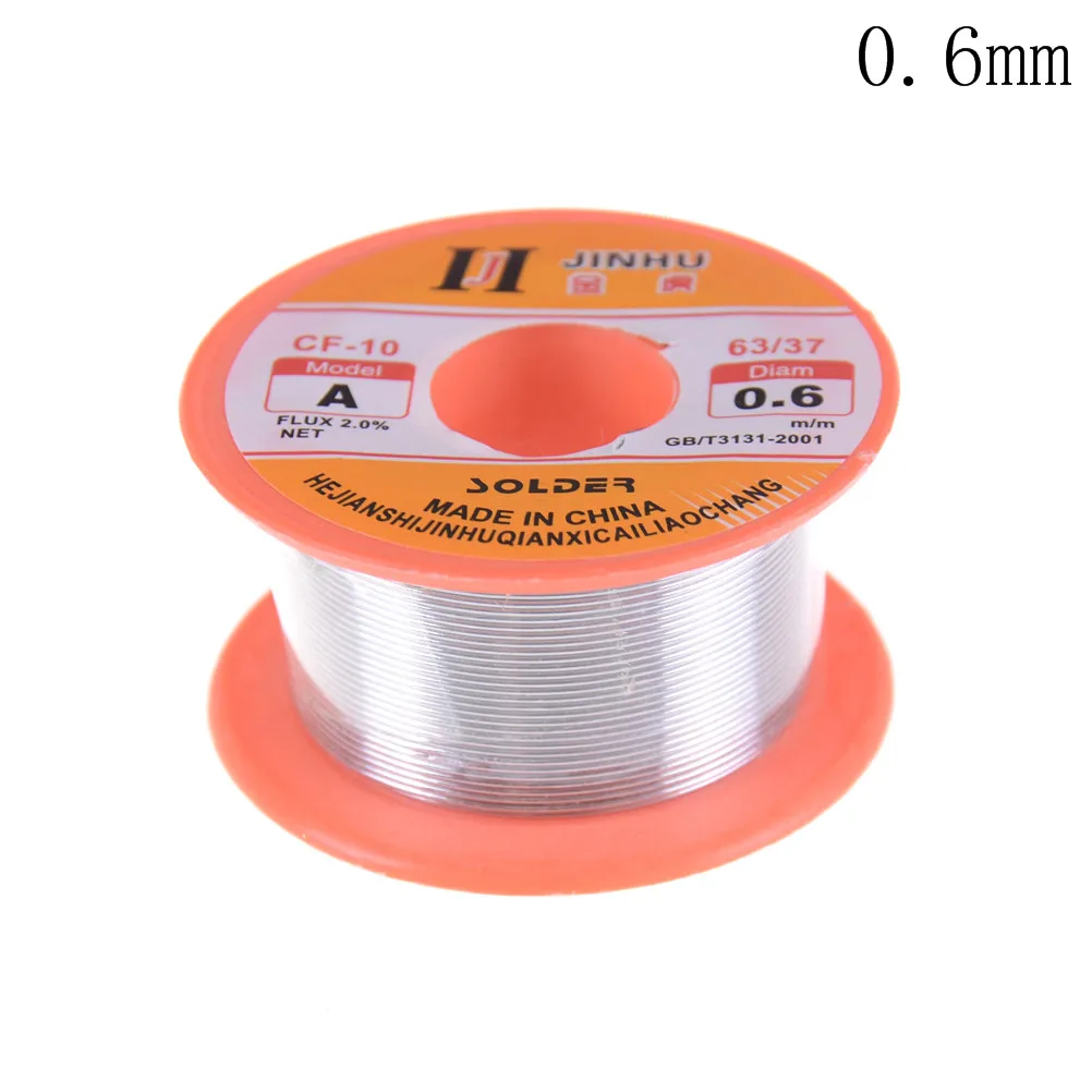 

Flux Tin Lead Tin Wire 2.0% Melt Rosin Core Solder Soldering Wire Roll 0.5/0.6mm