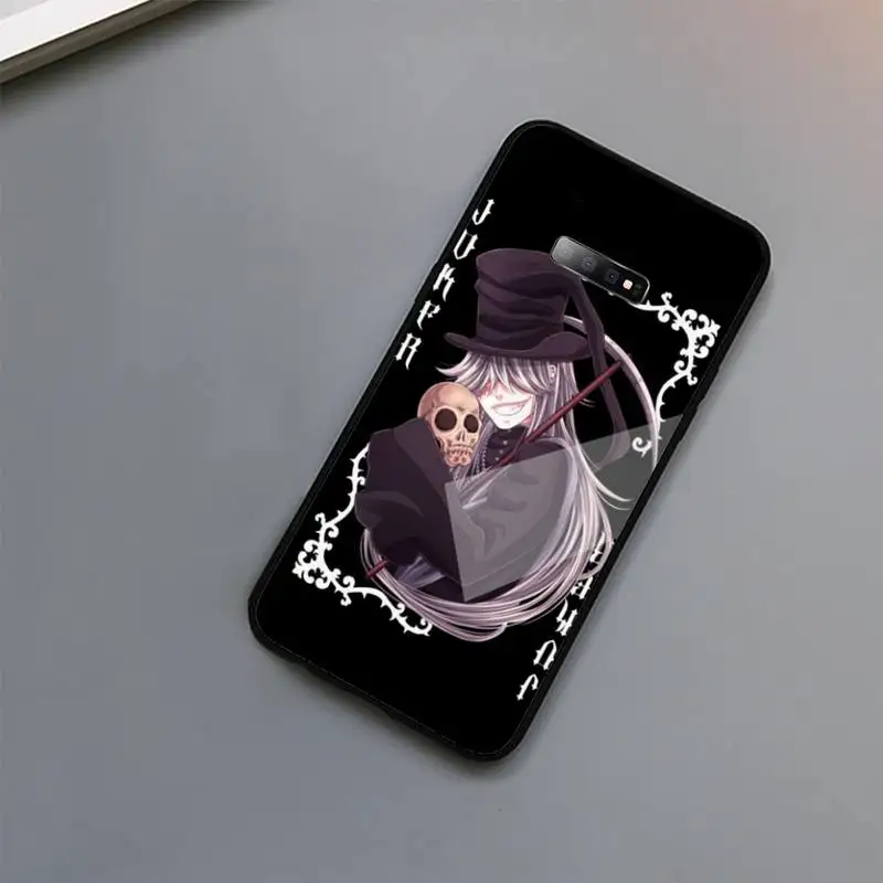 

Hot Black Butler Anime funda coque cover Phone Case Tempered glass For Samsung S6 S7 edge S8 S9 S10 e plus note8 9 10 pro