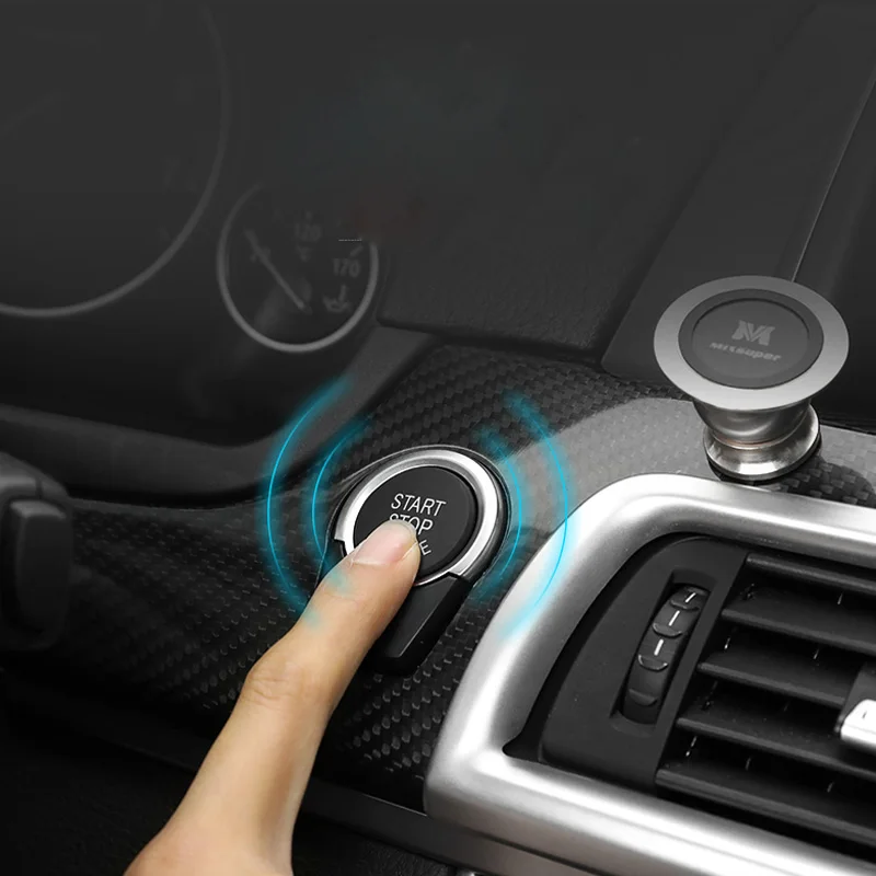 Кнопка включения и остановки двигателя автомобиля сменная КРЫШКА ДЛЯ BMW F Series 1 3 5 7