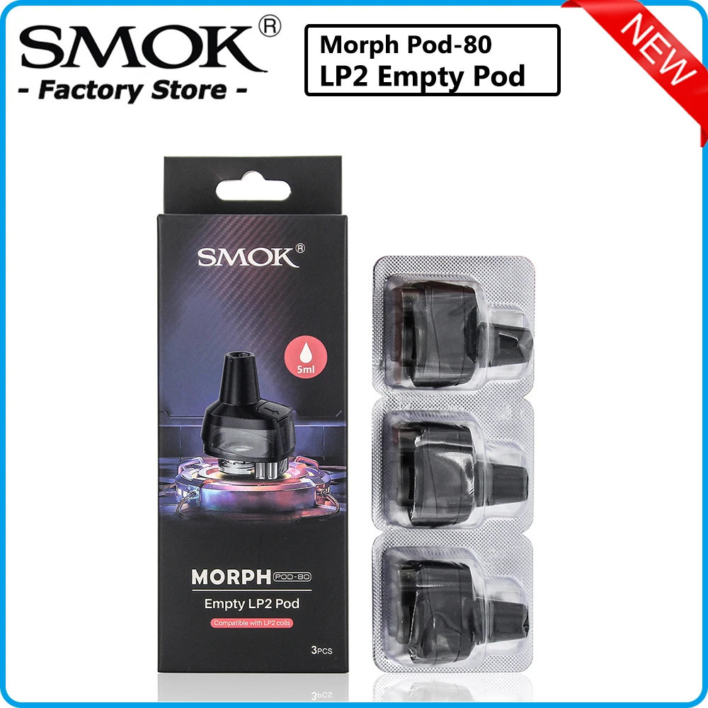 Pod-картридж для электронной сигареты SMOK Morph Pod-80 LP2 5 мл | Электроника