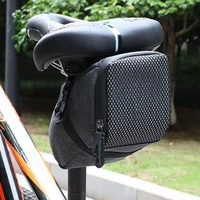 bike saddlebag large capacity wear resistance bicycle accessories mountain beach road bikes saddlebag with light for outdoor