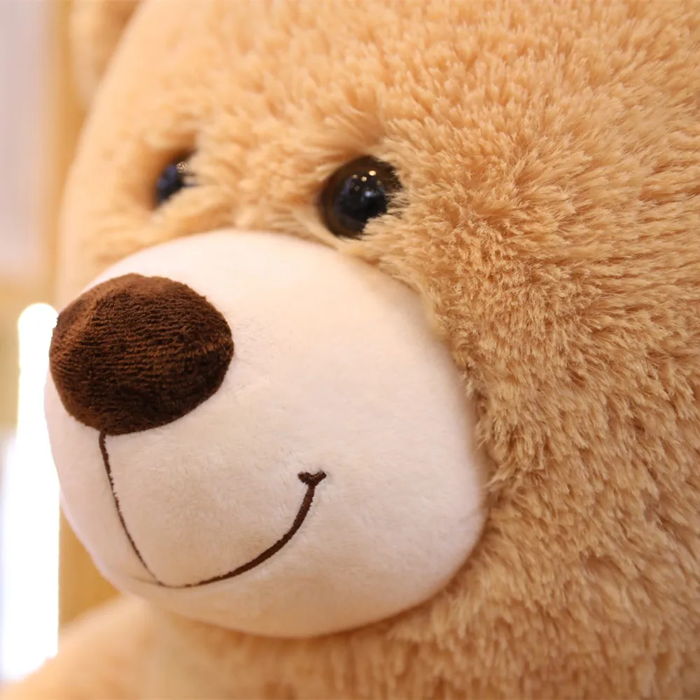 

1PC140cm large Teddy Bear Plush Toy Lovely Huge Stuffed Soft Bear Wear Bowknot Bear Kids Toy Birthday Gift For Girlfriend