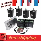 Драйвер DM542, шаговый двигатель постоянного тока, блок питания, плата MACH3 для 3-осевого 4-осевого фрезерного станка с ЧПУ