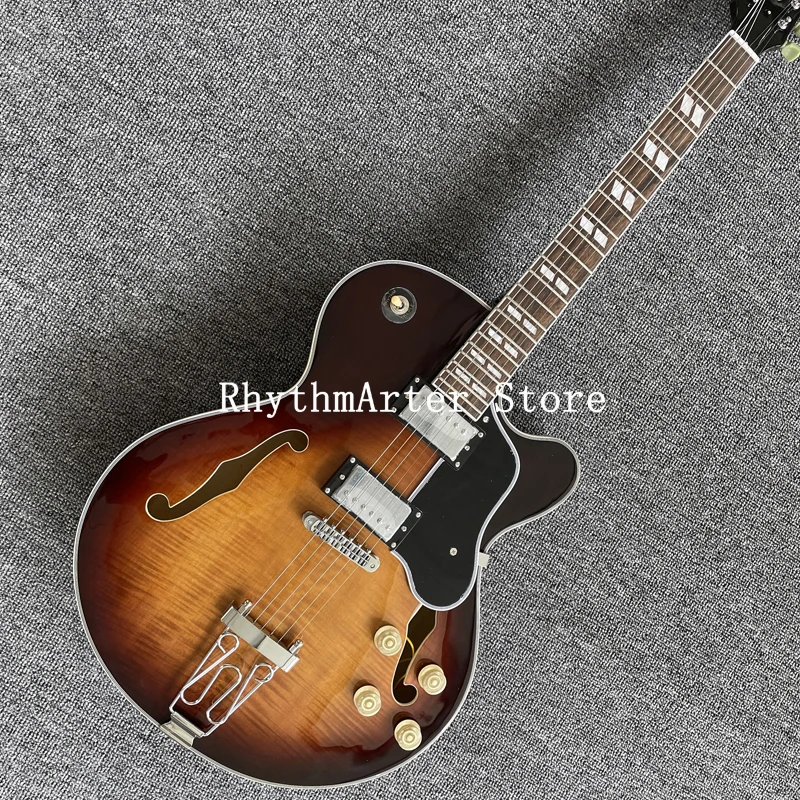 Высококачественная джазовая гитара 335 двойное f отверстие с полым корпусом