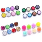 10 шт.лот новые кнопки-застежки ювелирные изделия Смешанный стиль Имбирная Смола 18 мм кнопки-застежки подходят для браслетов-застежек ювелирные изделия-застежки