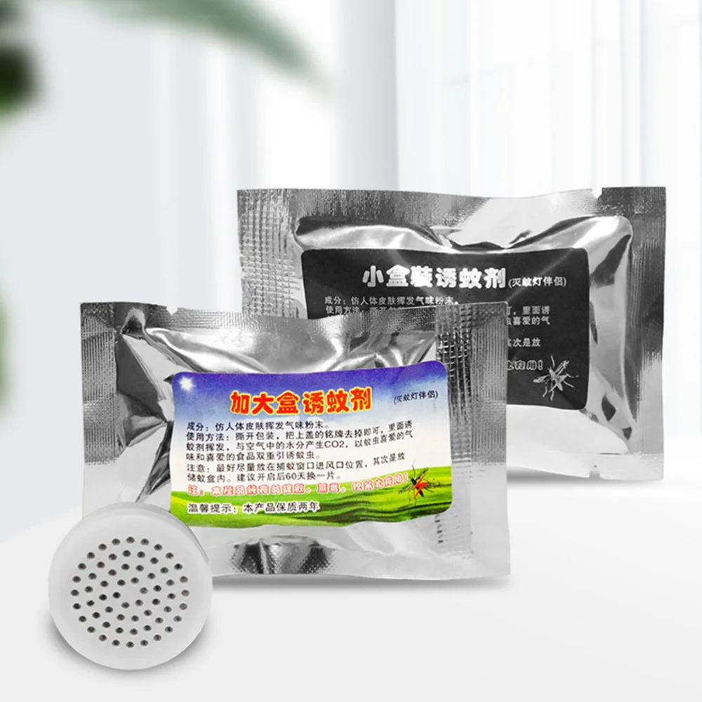 

6Pcs Mosquito Lure Agent Mosquito Trap Lamp Parts Effective Mosquito Removal Tool for Home Dorm Use (Small Box, Random Package)