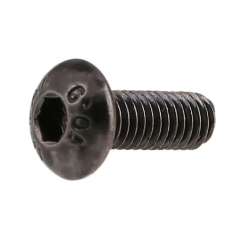 

2-10pcs M2 M2.5 M3 M4 M5 M6 10.9 Black Nickel Round Head Hex Socket Head Screw Pan Head Hexagon Socket Screw Bolts