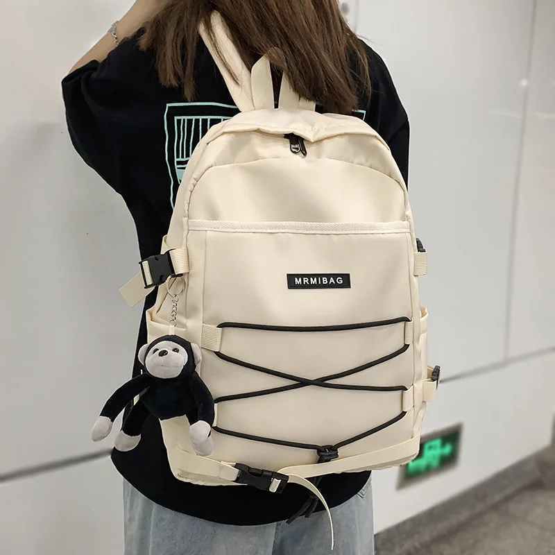 

Женские рюкзаки Tide, женский рюкзак в стиле Харадзюку, кошелек для женщин, водонепроницаемые корейские вместительные школьные сумки, Ins Сумк...