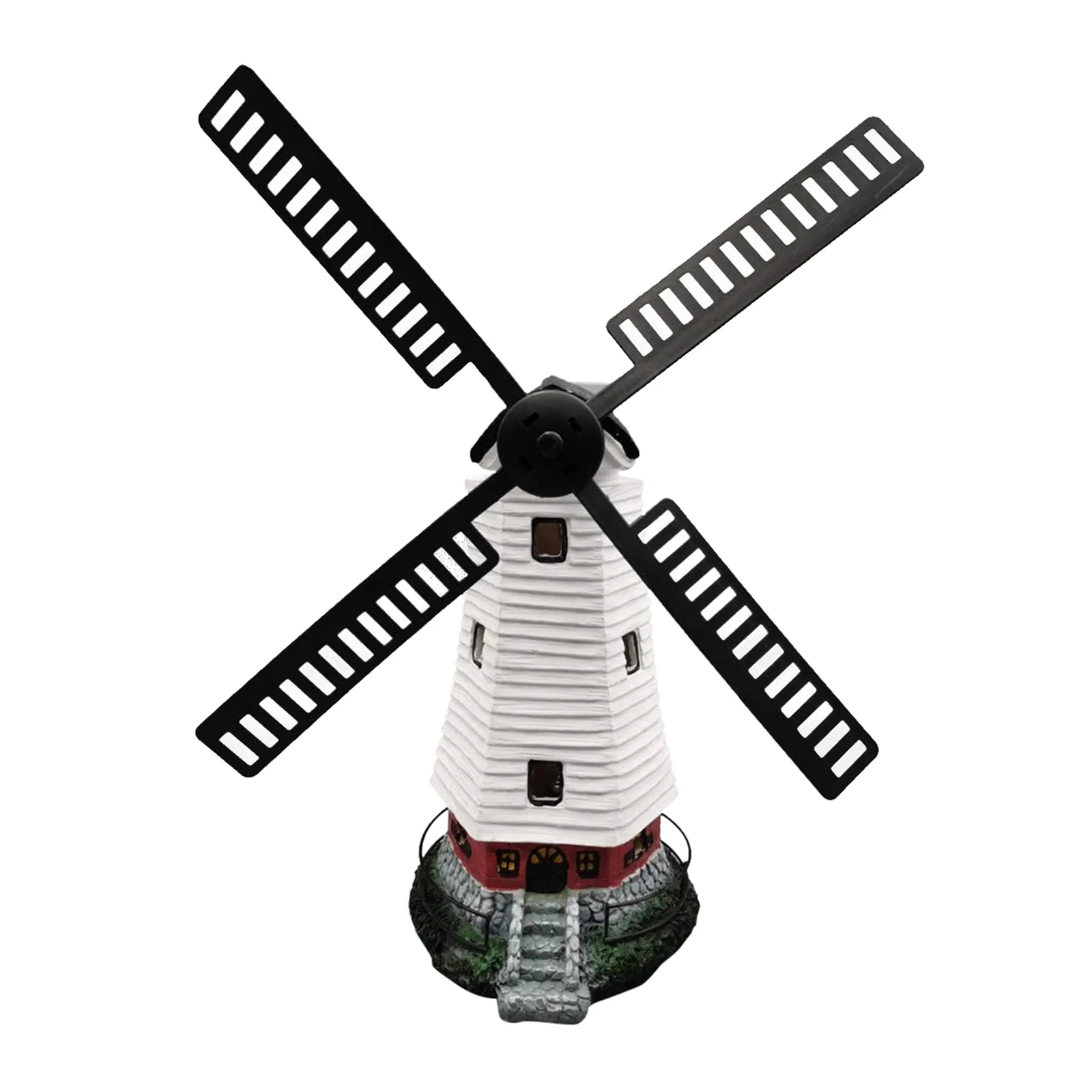 

Solar Powered Led Light Traditional Windmill Garden Decoration Ornament Gift