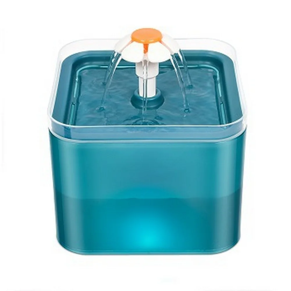 

2021 New Automatic Cat Water Fountain LED Electric Mute Water Feeder USB Dog Pet Drinker Bowl Pet Drinking Dispenser For Cat Dog