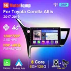 Автомагнитола на Android 10,0 для Toyota Corolla Altis 2017-2019 IPS мультимедийный плеер с GPS-навигацией Serero Carplay 8G 128G 8 Coresr