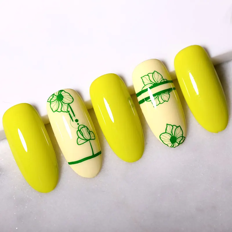 BORN PRETTY цветочное украшение прямоугольная пластина для стемпинга декоративная