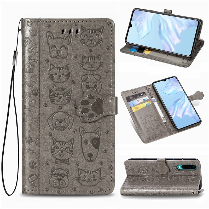 

For Huawei P30 Case Cartoon Flip Fundas Wallet Leather Phone Case For Huawei P30 Pro P30 Lite Case For Huawei P30 Lite Cover