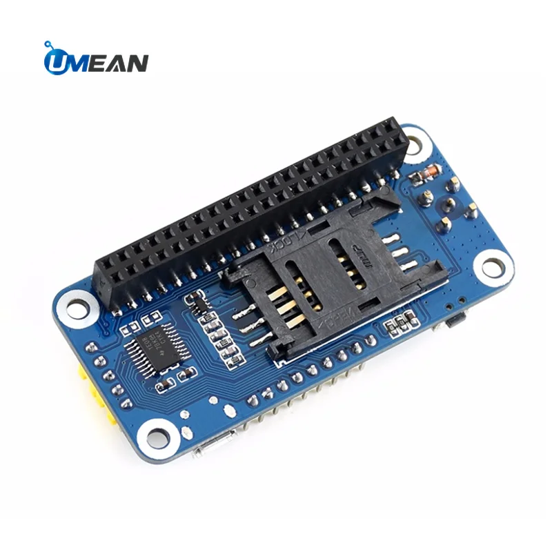 Защитная плата GSM GPRS Bluetooth HAT sim800c модуль sim карты с поддержкой SMS DTMF HTTP для Raspberry Pi 4