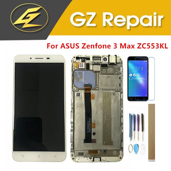 Оригинальное качество 5 &quotдля ASUS Zenfone 3 Max ZC553KL ЖК экран и сенсорный дигитайзер в