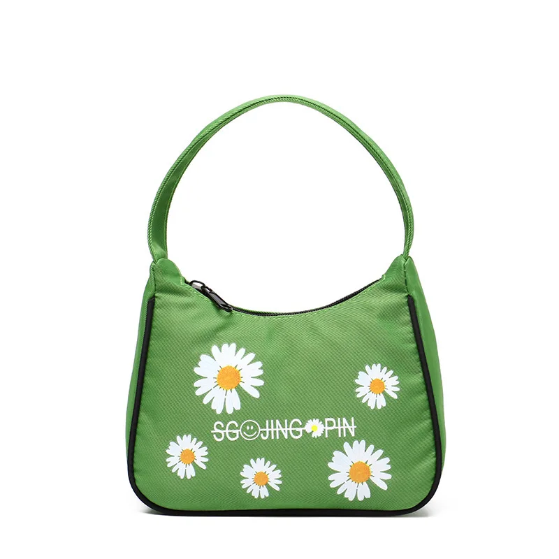 

New Ladies Hand Bag 2021 Trendy Lovely Womans Handbag Designer Flower Cluch Bag Korean Fashion Small Shoulder Bag Cute Tote Bag