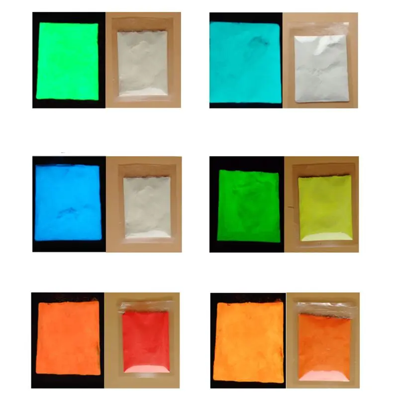 

14 Colors Acrylic Paint Glow in the Dark gold Glowing paint Luminous Pigment Flu R9JB