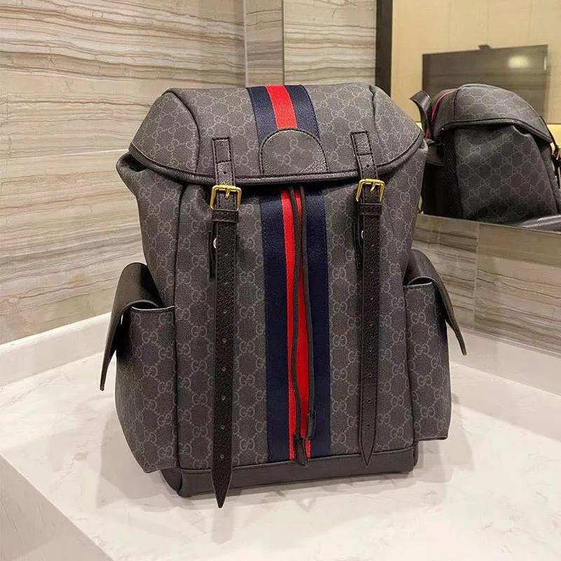 

Новинка 2021, Модный классический студенческий рюкзак с надписью, удобный роскошный дорожный рюкзак унисекс в полоску на плечо для улицы