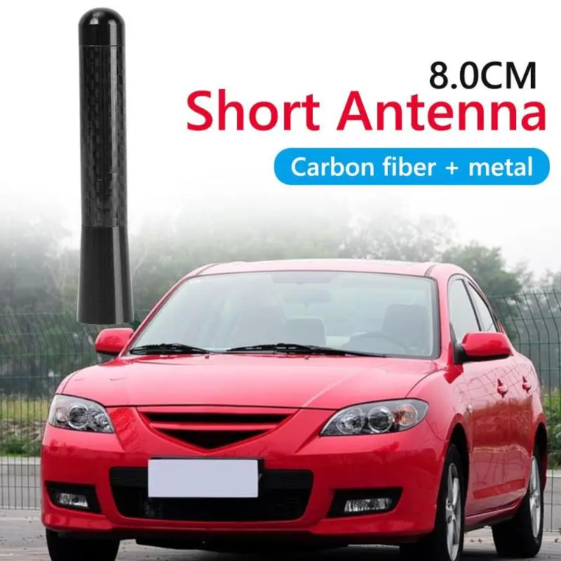 Прочная антенна 8 см износостойкая цветная Автомобильная Стайлинг короткая