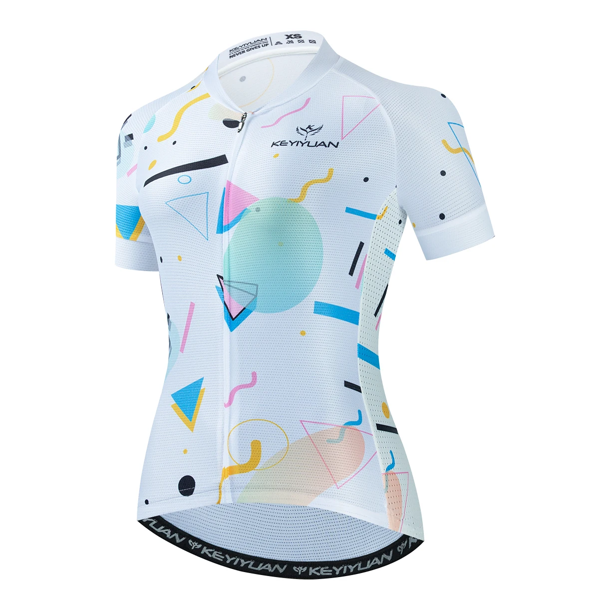 

KEYIYUAN Women Cycling Jersey Tops Summer Short Sleeve MTB Clothing Bicycle Shirts Road Bike Wear Maillot Ciclismo Mujer Verano