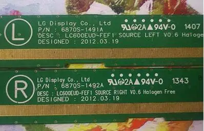 6870S-1491A 6870S-1492A LCD Panel PCB Parts A Pair