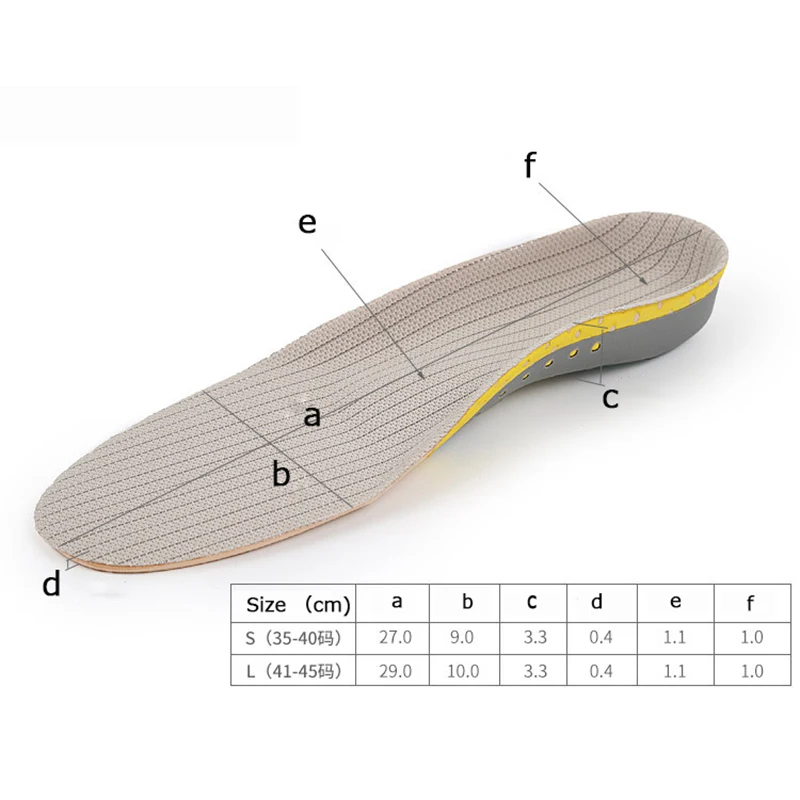 

Orthotic Insoles Orthopedic Flat Foot Health Sole Pad For Shoes Insert Arch Support Pad For Plantar Fasciitis Unisex