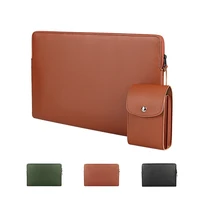 new pu leather waterproof laptop bag 13 3 14 15 6 inch notebook sleeve case for 13 inch women men