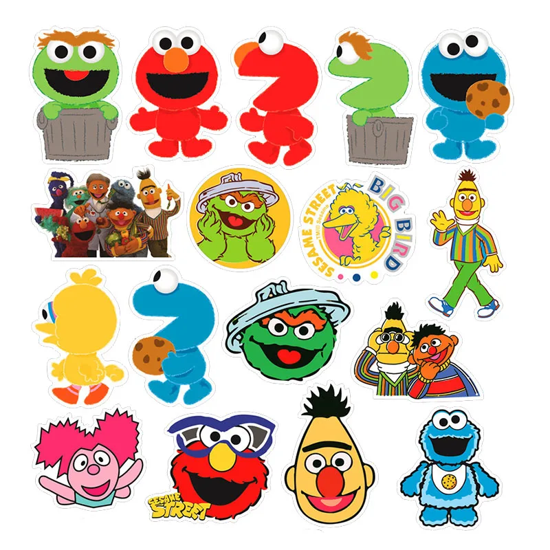 51 шт./компл. уличные наклейки Сезам детские развивающие игрушки для багажа шлем