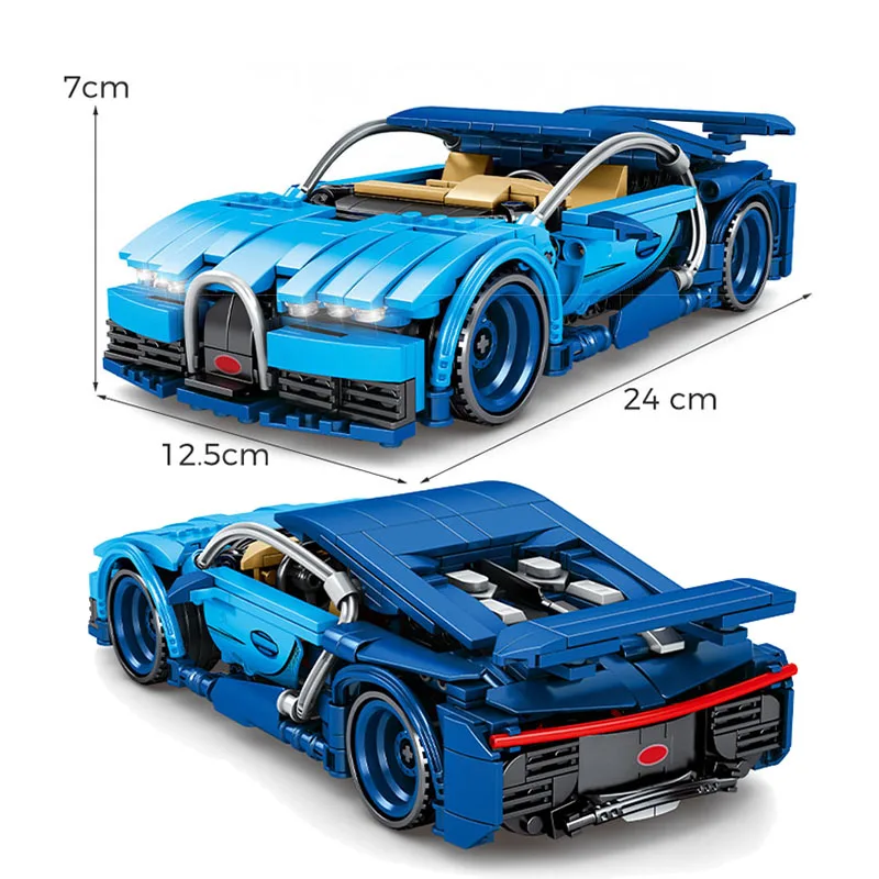 641 шт. Детский конструктор скоростные гоночные автомобили|Блочные конструкторы| |