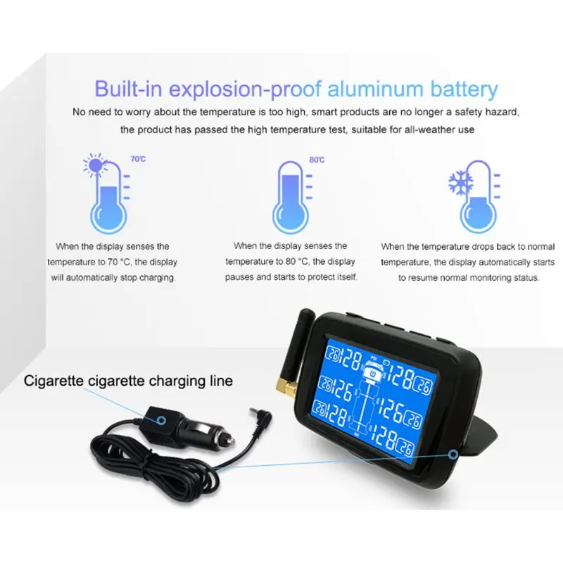 U901 профессиональная автомобильная TPMS Автомобильная беспроводная система