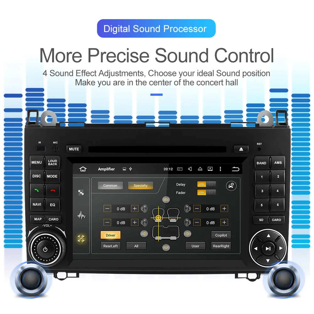 Восьмиядерный автомобильный DVD с сенсорным экраном Автомобильный Радио 2Din Bluetooth