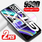 Изогнутая Гидрогелевая мягкая пленка для Oppo Realme GT NEO Realmi Realmy GTNEO 6,43 дюйма, 2 шт., покрытие, Защитная пленка для экрана, не стекло