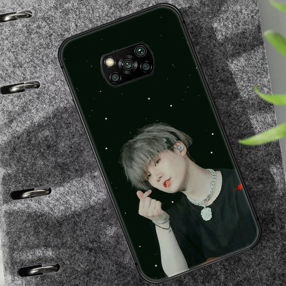 

Bangtan Boys SUGA Phone case Cover Hull For Xiaomi Mi A2 A3 8 9 9T Note 10 Se Lite Pro black Back 3D Funda Painting Etui Soft