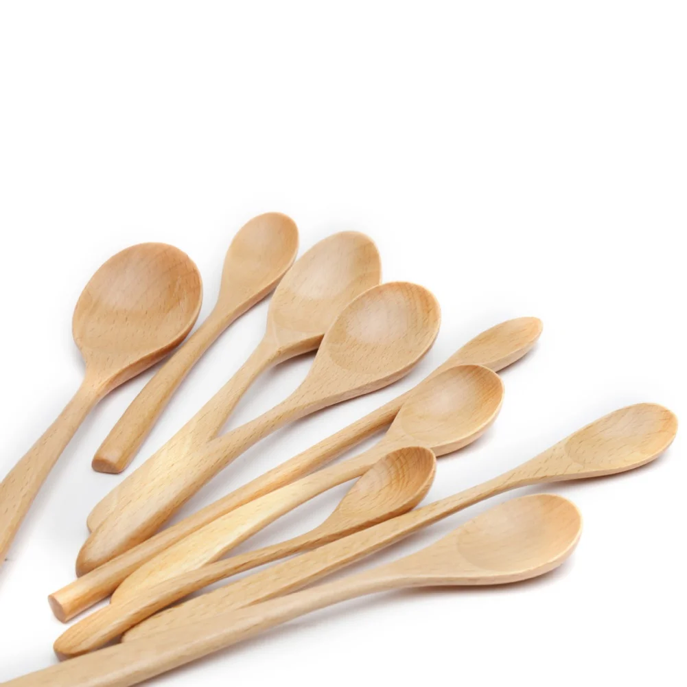 

Measuring Spoon Seasoning Spoon Portable Beech Honey Measuring Spoon Natural Wooden Kitchen Cooking Spoons Natural