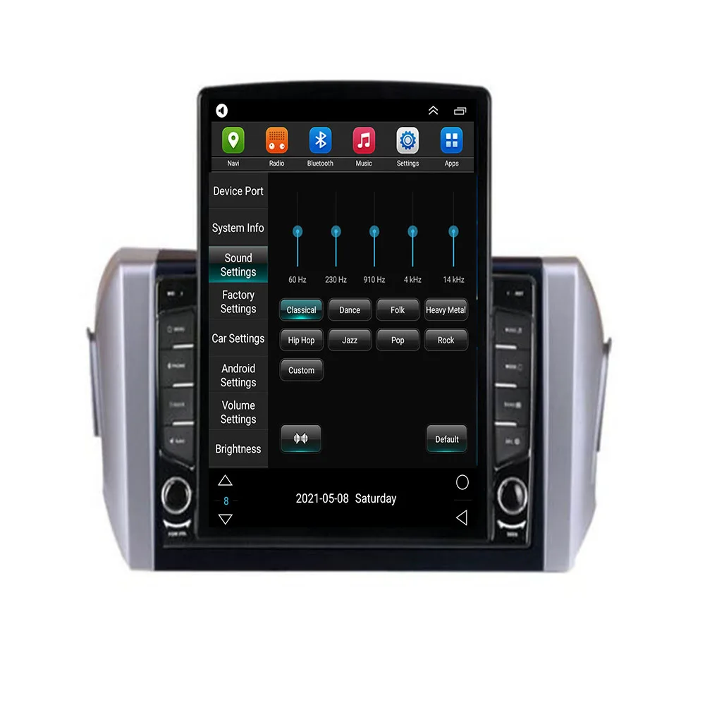 Автомобильная Мультимедийная система автомагнитола под управлением Android 11 с